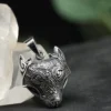 Fenrir Wolf Anhänger mystischer Fenris Kettenanhänger 925 Silber