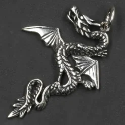 Feuer Drache Schmuck 925 Sterlingsilber Schmuck Anhänger