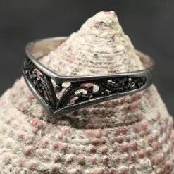 Filigran Ring Schmuck fein 925 Silber Damen Kinder Silberring