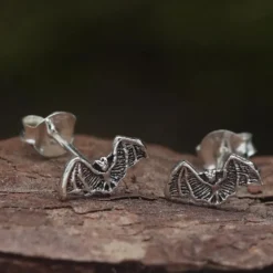 Fledermaus Ohrstecker 925 Silber Ohrschmuck