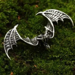 Fledermaus Schmuck Anhänger aus Silber 925 Silber
