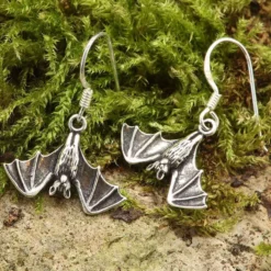 Fledermaus Schmuck Ohrhänger 925 Silber Paar