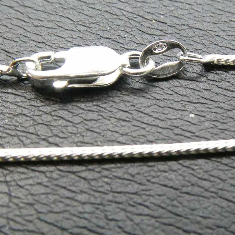 Fuchsschwanz Silberkette 1,1mm 925 Silber rund viele Längen