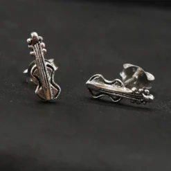 Geige Ohrstecker Sterlingsilber Ohrschmuck