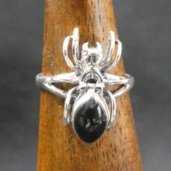 Giftring Spinne feiner Ring mit Fach 925 Silber