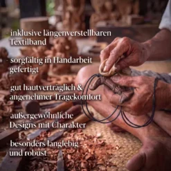 Gothik Kreuz Holz Schmuck Anhänger Kette