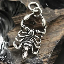 Großer Skorpion 925 Silber Schmuck Anhänger Scorpion