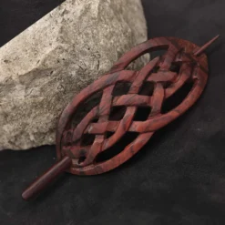 Haarspange Kelten Haarschmuck Holzschmuck geschnitzt