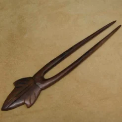 Haarstab aus Holz Blatt Haarschmuck für Hochsteckfrisuren