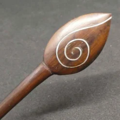 Haarstab mit Edelstahl verziert lange Spirale Haarschmuck für Hochsteckfrisuren