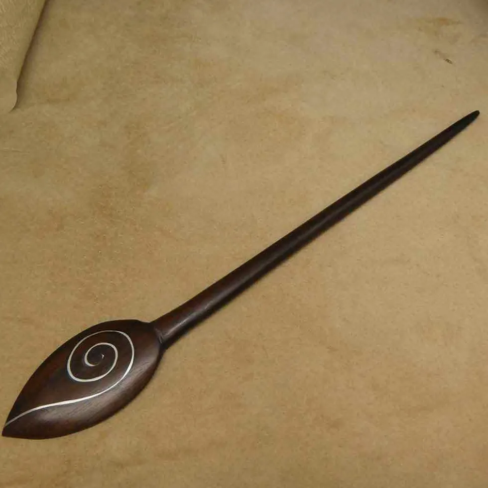 Haarstab mit Edelstahl verziert lange Spirale Haarschmuck für Hochsteckfrisuren
