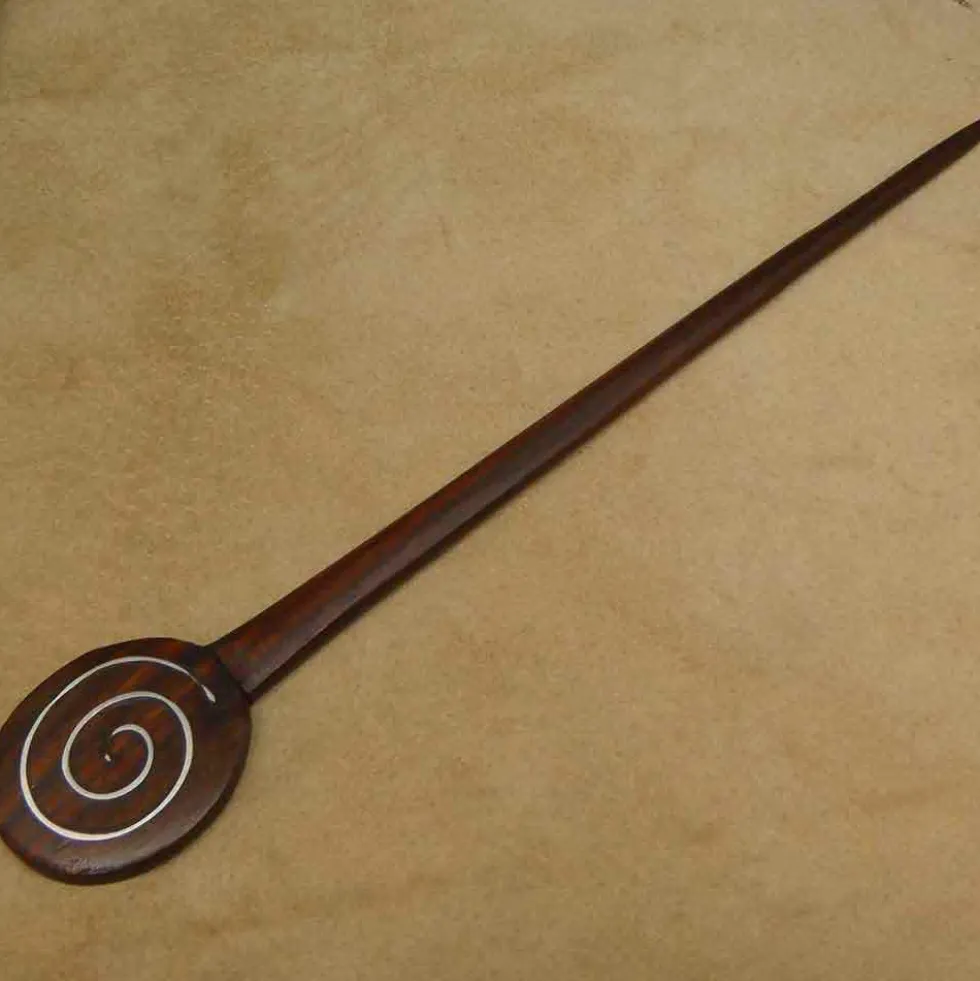 Haarstab mit Edelstahl verziert Spirale Haarschmuck für Hochsteckfrisuren