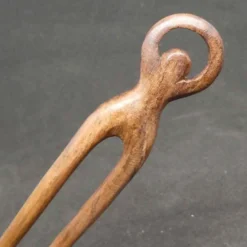 Haarstab Woman Haarschmuck Holzschmuck geschnitzt