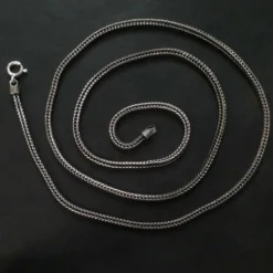 Halskette "Fischgräte" Herren 2,5mm Vierkant Silberkette 925 Silber