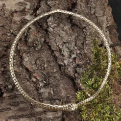 Halsschmuck Collier Design Schlange Messing Halskette