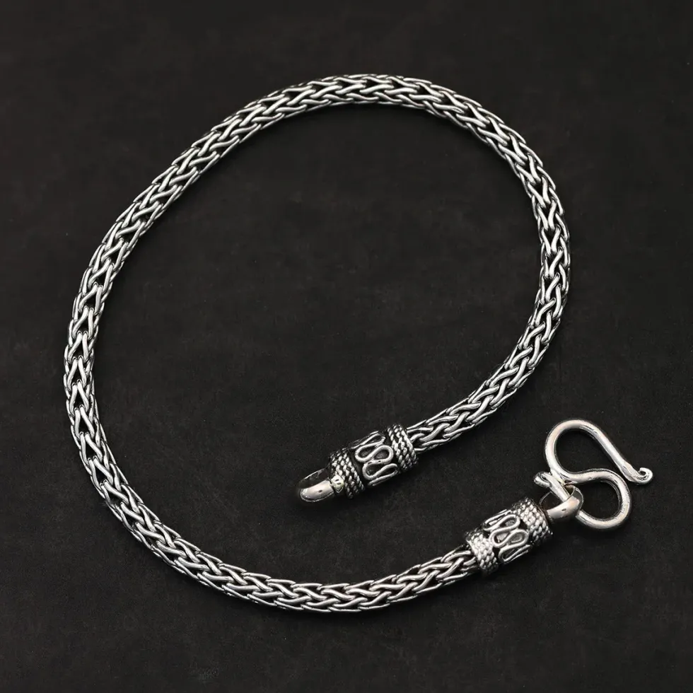 Herren Armband 4 mm 925 Sterlingsilber Armschmuck