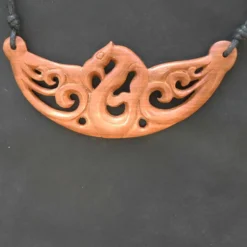 Holzschmuck Keltisch Holz Collier Kette Handarbeit
