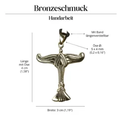 Irminsul Bronzeschmuck Anhänger