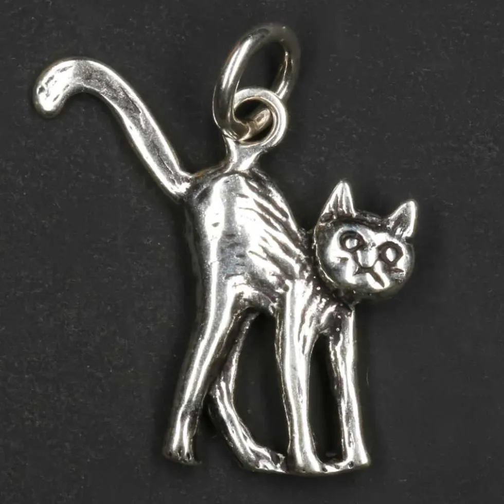 Katze Schmuck Kettenanhänger 925 Silber Tierschmuck