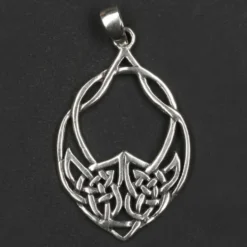 Keltenblatt keltischer Schmuck Kettenanhänger 925 Silber