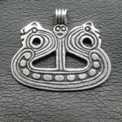 Keltenboot Schmuck Anhänger 925 Sterling keltischer Silber
