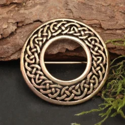 Kelten Brosche Bronze Gewandnadel Schmuck Mittelalter