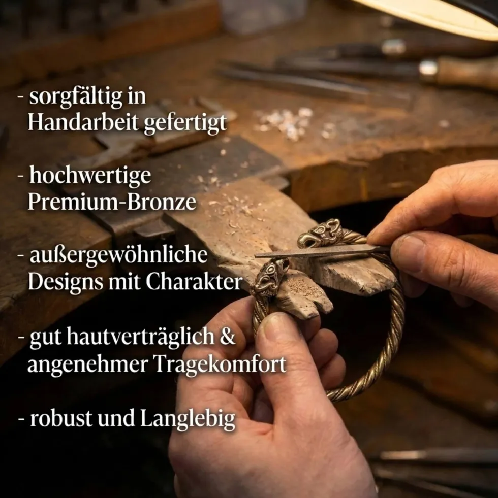 Kelten Brosche Bronze Gewandnadel Schmuck Mittelalter