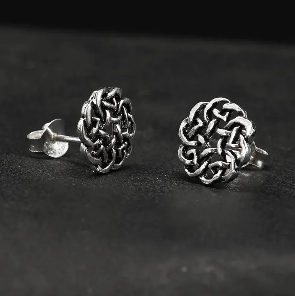 Kelten Knoten Ohrstecker 925 Silber Ohrschmuck
