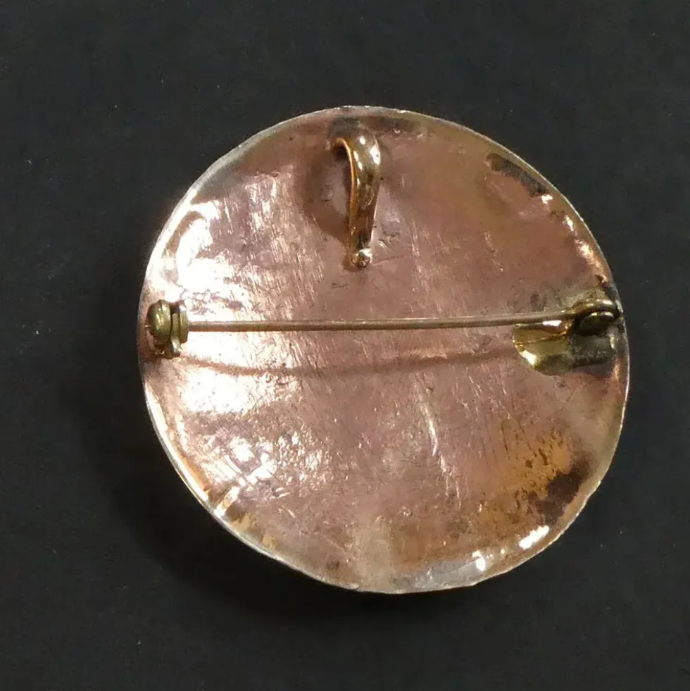 Kelten Pferde Brosche Bronze Gewandnadel Schmuck Mittelalter