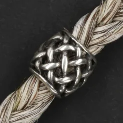 Keltische Bartperle Keltenknoten 925 Silber Bartschmuck