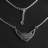 Keltische Halskette 925 Silber Damen Collier längenverstellbar edler Halsschmuck