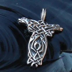 Keltische Hunde Schmuck Anhänger 925 Silber