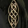 Keltische Knoten Brosche Bronze Gewandnadel Schmuck Mittelalter
