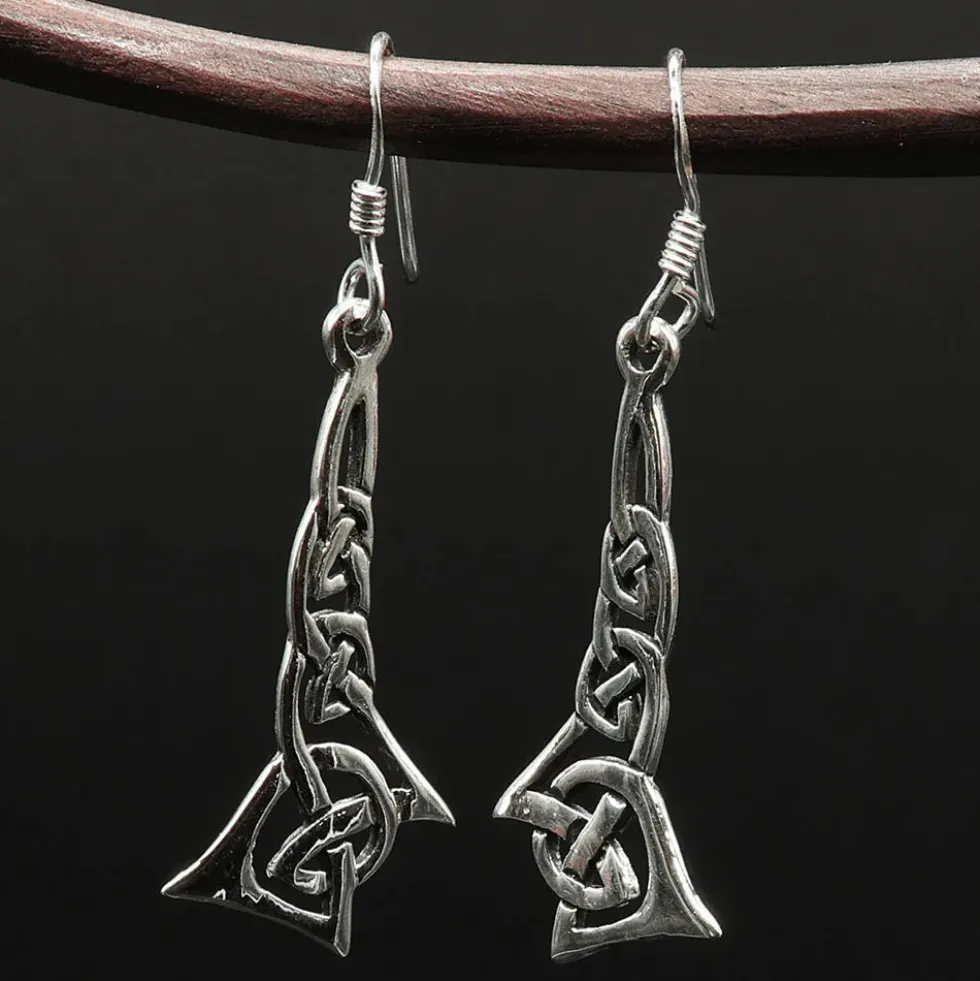 keltische Ohrhänger 925 Sterlingsilber Keltenknoten (Paar)