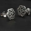 Keltische Ohrstecker 925 Silber Ohrschmuck Triquetta Keltenknoten