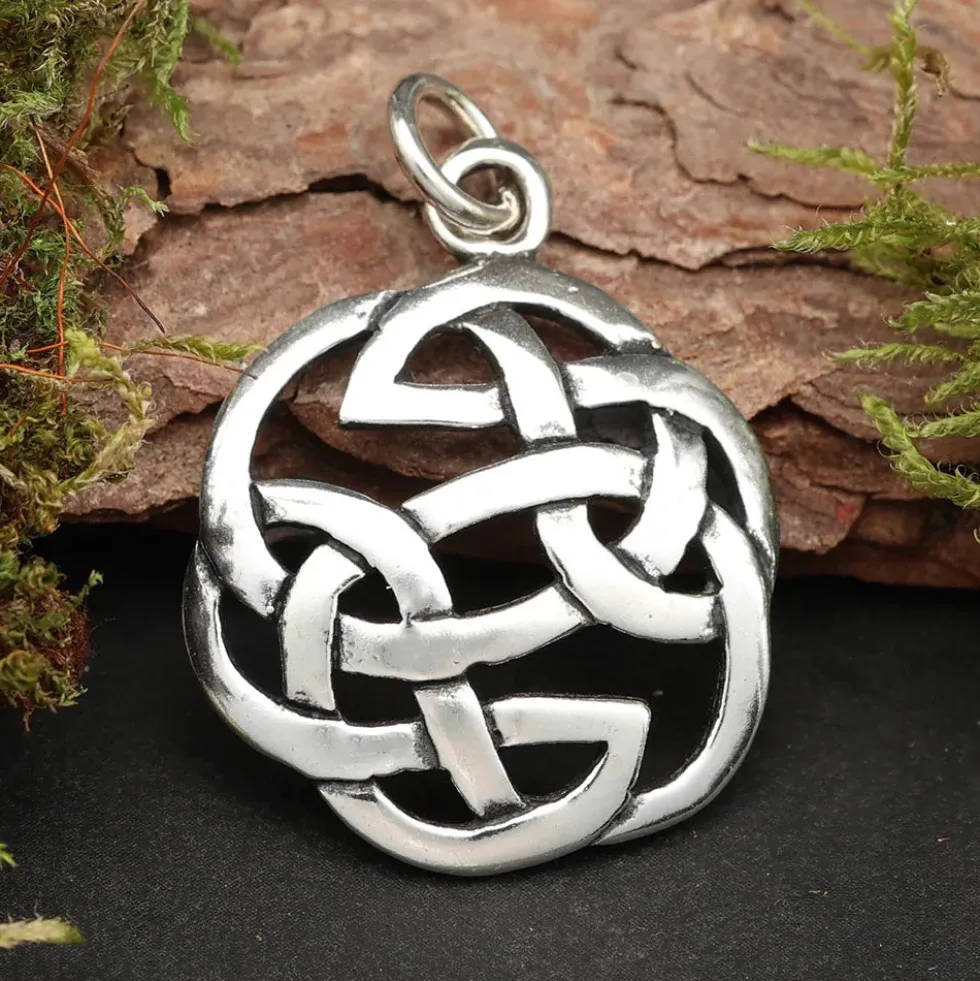 Keltischer Knoten Schmuck 925 Silber Anhänger 925/000