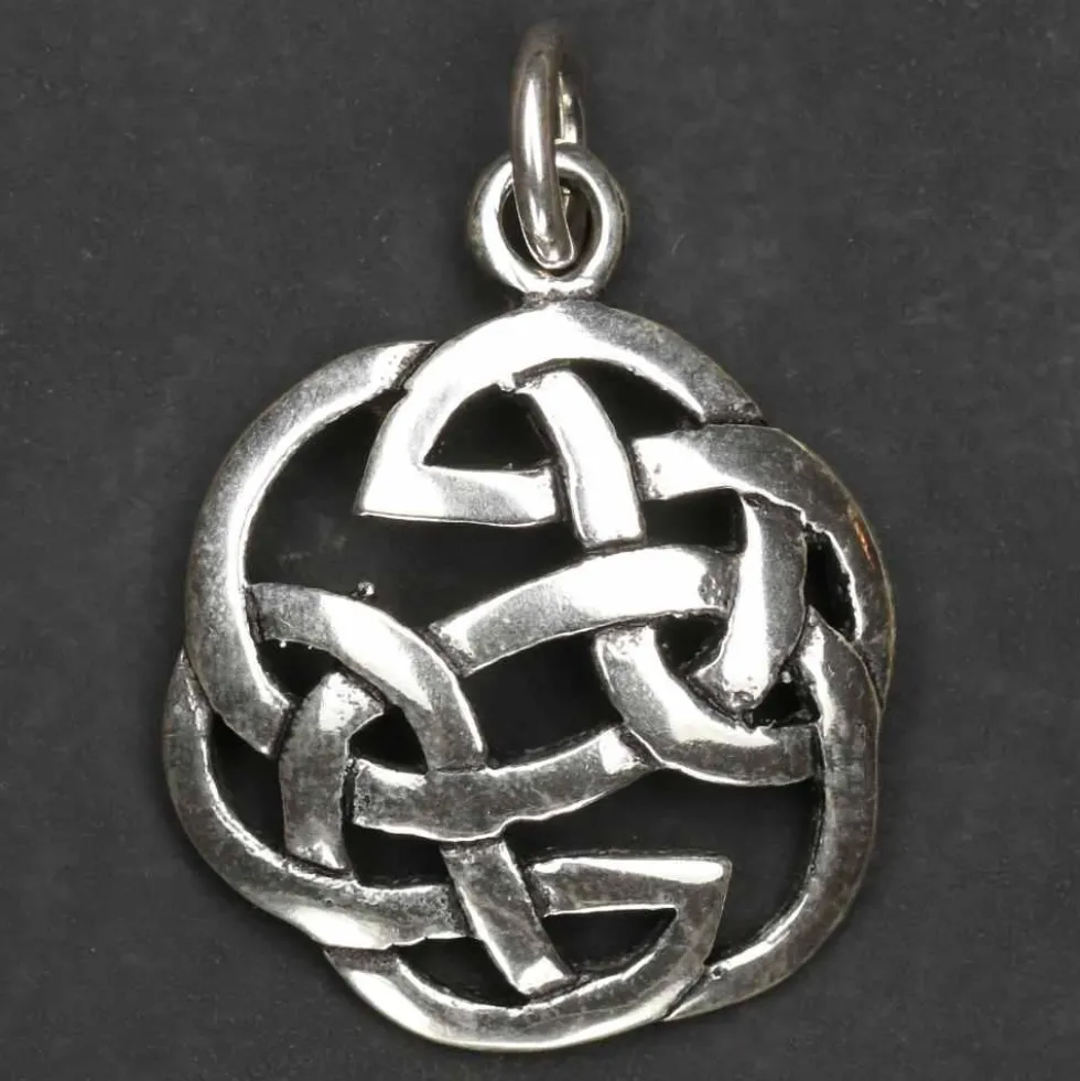 Keltischer Knoten Schmuck 925 Silber Anhänger 925/000
