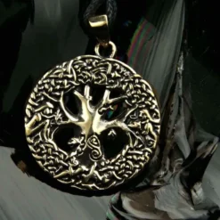 Keltischer Lebensbaum Bronzeschmuck Anhänger