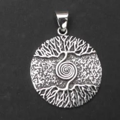 Keltischer Lebensbaum Silber Anhänger 925 Silber mit Symbol
