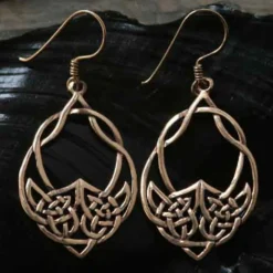 Keltischer Ohrschmuck Bronze Ohrhänger