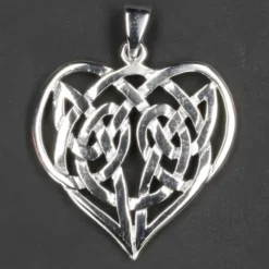 Keltisches Herz Schmuck Anhänger aus Silber 925