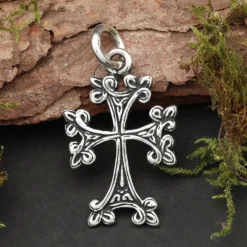 Keltisches Kreuz Anhänger Silberschmuck 925 Silber