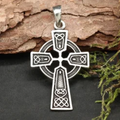 keltisches Kreuz Schmuck 925 Silber Kettenanhänger