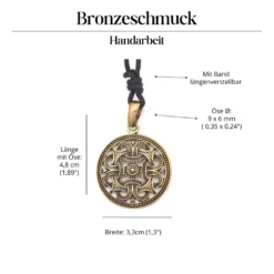 Keltisches Ornament Bronze Anhänger Schmuck