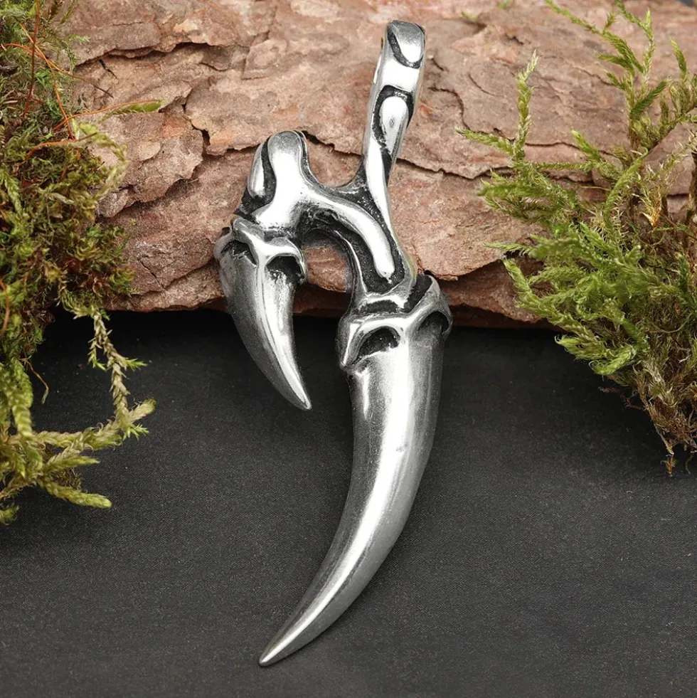 Klaue Drachen Schmuck 925 Sterlingsilber Schmuck Anhänger Drachenklaue