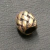 Kleine Bartperle Bronze Bartschmuck Wikinger Haarschmuck