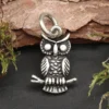 kleine Eule Schmuck Kettenanhänger 925 Silber