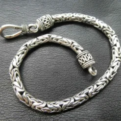 Königskette 4mm Armschmuck Silber Armband handgefertigt 925 Silber