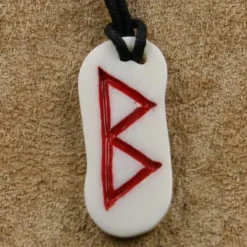 Knochen Rune 18 berkano - b Schmuck Anhänger