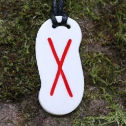 Knochen Rune 7 gebo - g Schmuck Anhänger